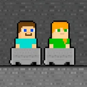 Alex and Steve Miner Two-Player icon