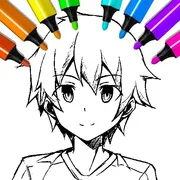 Anime Boys Coloring Pages icon