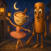 Ballerina Cappuccina loves Tung Tung Sahur icon