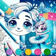 Ballet Dance Coloring Book icon