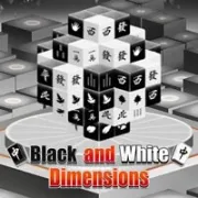 Black and White Dimensions icon