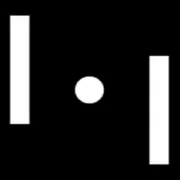 Black and White Ping Pong icon
