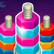 Bolts and Nuts - Color Sorting icon
