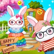 Bunnies Get Ready for Easter icon