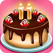 Cake Shop Cafe Pastries & Waffles cooking Game icon