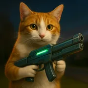 Cat with a Gun. Clicker Evolution icon