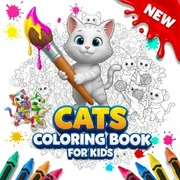 Cats Coloring Book for Kids icon
