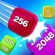 Chain Cube 2048 3D Merge Game icon