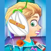 Children's Doctor Treating Ears icon