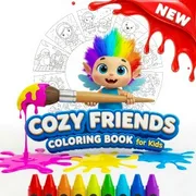 Cozy Friends Coloring Book for Kids icon