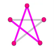 Dots-lines. Connect. icon