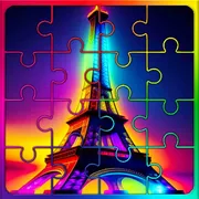 Eiffel Tower Jigsaw Block Puzzle icon