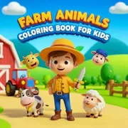 Farm Animals Coloring Book for Kids icon