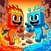 Fire and Water Blockman icon