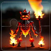 Fire Picture Scramble Challenge icon