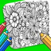 Flowers Coloring Game for Adults icon