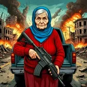 Grandma with Machine-Gun Apocalypsis icon