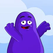 Grimace Shake Draw and Erase icon