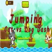 Jumping Cat vs Dog Dash icon