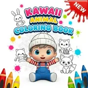 Kawaii Animal Coloring Book icon