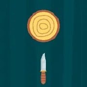 Log and Knife 2D icon