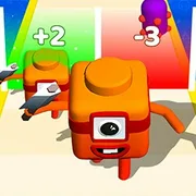 Merge Number Cube 3d Run Game icon