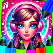 Musical Harmony Coloring Page icon
