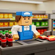 Pixels Supermarket Simulator icon