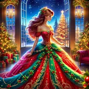 Princesses Waiting For Santa icon