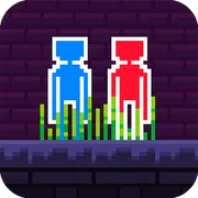 Red Stickman and Blue Stickman icon