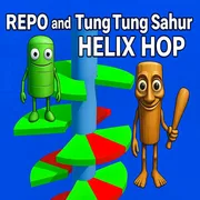 REPO and Tung Tung Sahur: Helix Hop icon