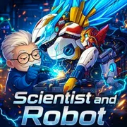 Scientist and Robot icon