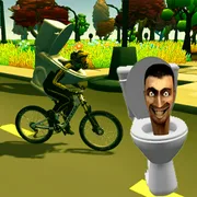 Skibidi Toilet Bike Riding icon