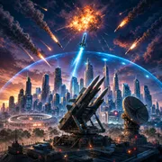 Skyline Siege City Air Defense icon