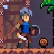 The Blue-Haired Warrior vs. the Red Mushroom Monsters icon
