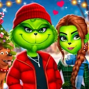 The Grinch Couple Holiday Dress Up icon