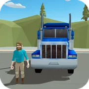 Truck and Police icon