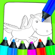 Unicorn Coloring For Kids icon