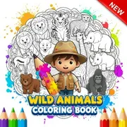 Wild Animals Coloring Book icon